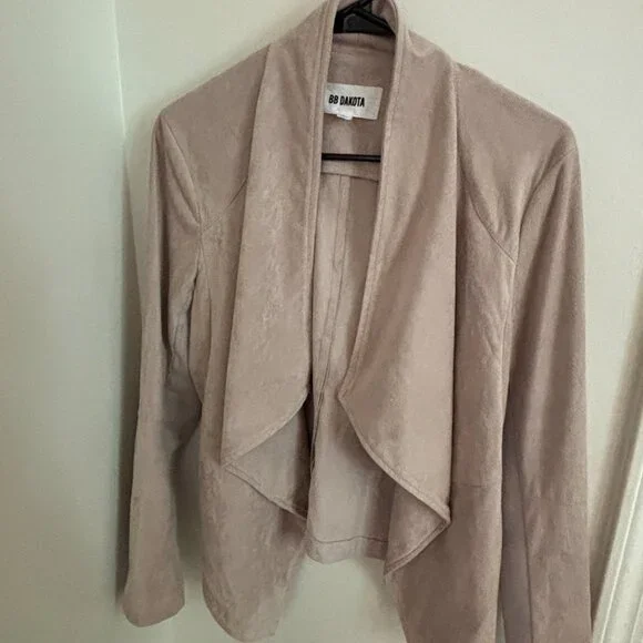 Anthropologie BB Dakota Vegan Suede Jacket Size Large - Picture 3 of 6